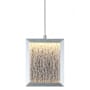 Avenue Lighting Brentwood 9" Wide Mini Pendant Brushed Aluminum