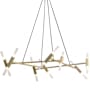 Avenue Lighting Manhattan Ave. 54" Wide Chandelier Brushed Brass