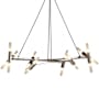 Avenue Lighting Manhattan Ave. 54" Wide Chandelier Polished Nickel