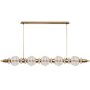 Avenue Lighting Avra 48" Wide Linear Pendant Aged Brass