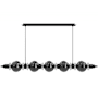 Avenue Lighting Avra 48" Wide Linear Pendant Black