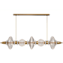 Avenue Lighting Avra 45" Wide Linear Pendant Aged Brass