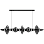 Avenue Lighting Avra 45" Wide Linear Pendant Black