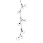 Avenue Lighting Fairfax Ave. 10 Light 27" Wide Abstract Chandelier with Hand-Blown Glass Shades Dark Bronze