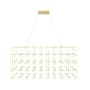 Avenue Lighting Argyle Ave. 48" Wide LED Abstract Chandelier Gold