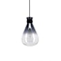 Avenue Lighting Del Mar 6" Wide Mini Pendant with Ombre Glass Shade Smoke / Clear