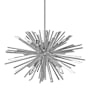 Avenue Lighting Palisades Ave. 6 Light 24" Wide Sputnik Chandelier Chrome / Clear Glass