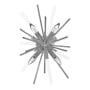 Avenue Lighting Palisades Ave. 4 Light 20" Tall Wall Sconce Chrome / Clear Glass