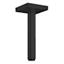 Axor ShowerSolutions 10" Ceiling Mount Shower Arm - Engineered in Germany, Limited Lifetime Warranty Polished Black Chrome
