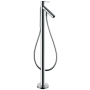Axor Starck Floor Mounted Tub Filler with Built-In Diverter - Includes Hand Shower Chrome