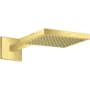 Axor ShowerSolutions 9.5", 2.5 GPM Rain Shower Head with Shower Arm - Engineered in Germany, Limited Lifetime Warranty Brushed Gold Optic