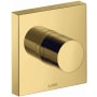 Axor ShowerSolutions Single Handle 3 Function Diverter Valve Trim - Less Valve Polished Gold Optic