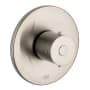 Axor Starck Volume Control Trim Less Valve - Engineered in Germany, Limited Lifetime Warranty Brushed Nickel