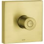 Axor ShowerSolutions Single Handle Volume Control Trim - Less Valve Brushed Gold Optic