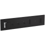 Axor ShowerComposition Thermostatic Valve Trim with Diverter, Volume Control and Integrated Hand Shower Holder for 3 Applications - Less Rough In Matte Black