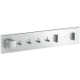 Axor ShowerComposition Thermostatic Valve Trim with Diverter, Volume Control and Integrated Hand Shower Holder for 4 Applications - Less Rough In Chrome