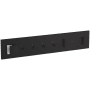 Axor ShowerComposition Thermostatic Valve Trim with Diverter, Volume Control and Integrated Hand Shower Holder for 4 Applications - Less Rough In Matte Black