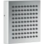 Axor ShowerComposition 1.5 GPM Single Function Square Metal Body Spray / Shoulder Shower with PowderRain Chrome