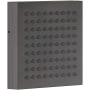 Axor ShowerComposition 1.5 GPM Single Function Square Metal Body Spray / Shoulder Shower with PowderRain Brushed Black Chrome