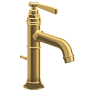 Axor Montreux 1.2 (GPM) Single Hole Bathroom Faucet with Pop-Up Drain - Engineered in Germany, Limited Lifetime Warranty Brushed Gold Optic