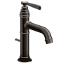 Axor Montreux 1.2 (GPM) Single Hole Bathroom Faucet with Pop-Up Drain - Engineered in Germany, Limited Lifetime Warranty Brushed Black Chrome