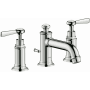 Axor Montreux 1.2 (GPM) Widespread Bathroom Faucet with Pop-Up Drain - Engineered in Germany, Limited Lifetime Warranty Polished Nickel