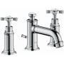 Axor Montreux 1.2 (GPM) Widespread Bathroom Faucet including Pop-Up Drain - Engineered in Germany, Limited Lifetime Warranty Chrome