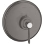 Axor Montreux Thermostatic Valve Trim Less Valve - Engineered in Germany, Limited Lifetime Warranty Brushed Black Chrome