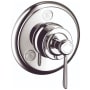 Axor Montreux Trio/Quattro Diverter Trim Less Valve - Engineered in Germany, Limited Lifetime Warranty Chrome