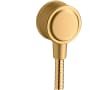 Axor Montreux Wall Outlet with Check Valves Brushed Gold Optic