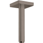 Axor ShowerSolutions 10" Ceiling Mount Shower Arm - Engineered in Germany, Limited Lifetime Warranty Brushed Black Chrome