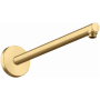 Axor ShowerSolutions 15-3/4" Wall Mounted Shower Arm and Flange Brushed Gold Optic