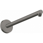 Axor ShowerSolutions 15-3/4" Wall Mounted Shower Arm and Flange Brushed Black Chrome
