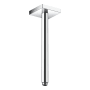 Axor ShowerSolutions 12" Ceiling Mounted Shower Arm and Square Flange Chrome