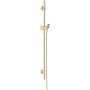 Axor Montreux 36" Slide Bar with 63" Hose - Engineered in Germany, Limited Lifetime Warranty Brushed Gold Optic