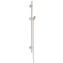 Axor Montreux 36" Slide Bar with 63" Hose - Engineered in Germany, Limited Lifetime Warranty Brushed Nickel