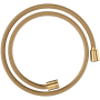 Axor Shower Solutions 49" Textile Hose with Cylindrical and Conical Nut Brushed Gold Optic
