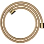 Axor Shower Solutions 63" Textile Hose with Cylindrical and Conical Nut Polished Gold Optic