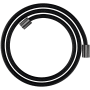 Axor Shower Solutions 63" Textile Hose with Cylindrical Nut Brushed Black Chrome