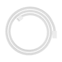 Axor Shower Solutions 63" Textile Hose with Cylindrical Nut Matte White