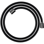 Axor Shower Solutions 79" Textile Hose with Cylindrical and Conical Nut Polished Black Chrome