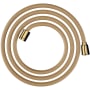 Axor Shower Solutions 79" Textile Hose with Cylindrical and Conical Nut Polished Gold Optic