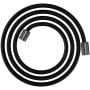Axor Shower Solutions 79" Textile Hose with Cylindrical Nut Brushed Black Chrome