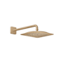 Axor Citterio C 1.75 GPM Single Function 11" Rain Shower Head with PowderRain and Included Shower Arm Brushed Bronze