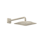 Axor Citterio C 1.75 GPM Single Function 11" Rain Shower Head with PowderRain and Included Shower Arm Brushed Nickel