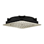 Axor Citterio C 1.75 GPM Single Function Flush Ceiling 11' Rain Shower Head - Less Rough In Polished Nickel