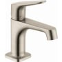 Axor Citterio M 1.2 GPM Single Hole Small Bathroom Faucet with Drain Assembly - Engineered in Germany, Limited Lifetime Warranty Brushed Nickel