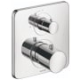 Axor Citterio M Thermostatic Valve Trim with Integrated Volume Control Less Valve - Engineered in Germany, Limited Lifetime Warranty Chrome