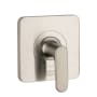 Axor Citterio M Volume Control Trim Less Valve - Engineered in Germany, Limited Lifetime Warranty Brushed Nickel