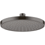 Axor ShowerSolutions 2.5 GPM Single Function Rain Shower Head Brushed Black Chrome